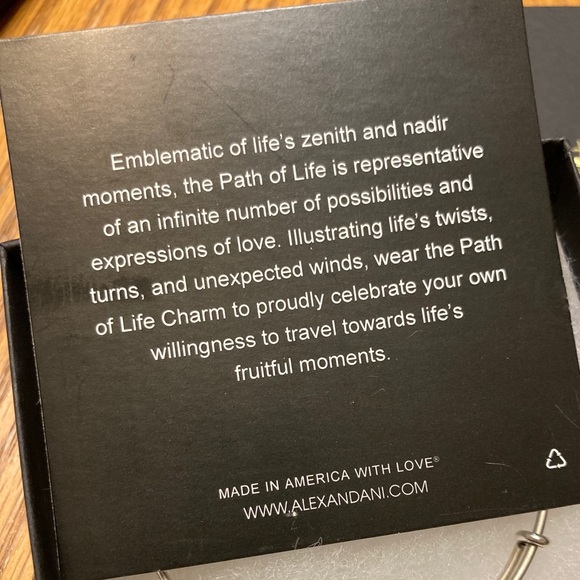 Alex & Ani Silver Path of Life Bracelet - Picture 5 of 5